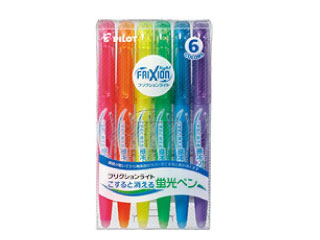 Pilot FRIXION Highlighter 6 Colors Set